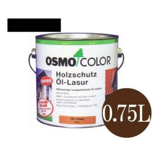 オスモカラー ウッドステインプロテクター #712 エボニー [0.75L] osmo 木部用保護塗料 防腐 防藻 防かび 防カビ 撥水 屋外木部 外壁 ウッドデッキ