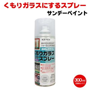 くもりガラスにするスプレー 300ml×6本セット サンデーペイント ガラス ドア 窓 ショーウィンドウ 店舗 テナント イベント｜colour-harmony