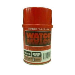 ☆期間限定☆はけ付き ワトコ ティンバ−レックス ナチュラル W-04 [200ml] WATOCO・屋内外・床・木部・オイルフィニッシュ｜colour-harmony