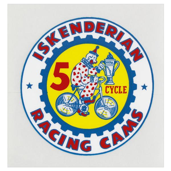 ヴィンテージレーシングデカール ”ISKENDERIAN RACING CAMS” 縦6.1×横5....