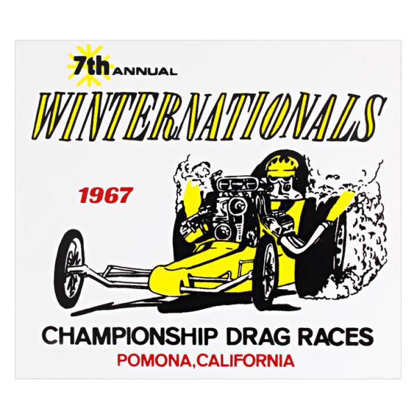 ヴィンテージ レーシング デカール 1967 WINTER NATIONALS CHAMPIONSH...