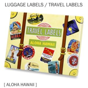 LUGGAGE LABELS ラゲッジレーベルズ トラベルステッカーズ 20枚入りALOHA HAWAII アロハハワイの商品画像