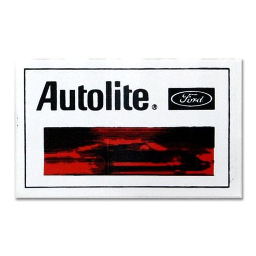 ノスタルジックステッカー レーシングデカール Autolite Ford DZ0122 6.8cm×...