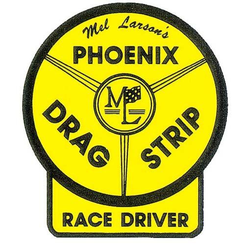 ノスタルジックステッカー レーシングデカール PHOENIX DRAG STRIP RACE DRI...