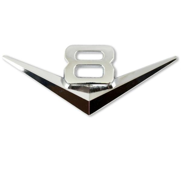 ステッカー 車 シール 3Dエンブレムステッカー V8 Type-2 立体ステッカー カーアクセサリ...