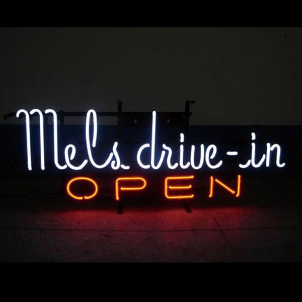 アメリカンネオンサイン ＜MEL'S DRIVE-IN メルズドライブイン＞サイズ：26×78cm ...