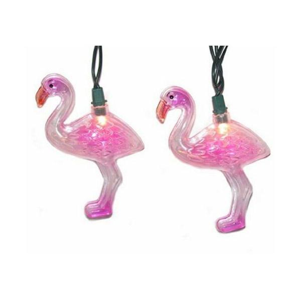 パーティライト 『フラミンゴ』10球セット 全長375cm フラミンゴ高さ10.5cm プラスチック...