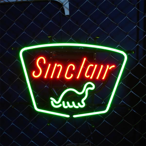 アメリカンネオンサイン シンクレア SINCLAIR H38×W50cm 店舗装飾 ガレージ ネオン...