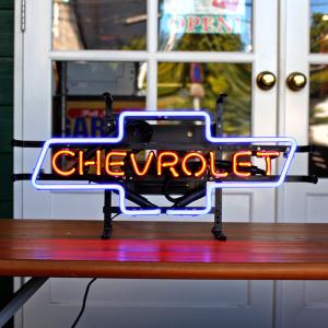 ネオンサイン CHEVROLET シボレー ボウタイ （レッド） 店舗 ガレージ ネオン菅 照明 ネオン看板 カフェバー インテの商品画像