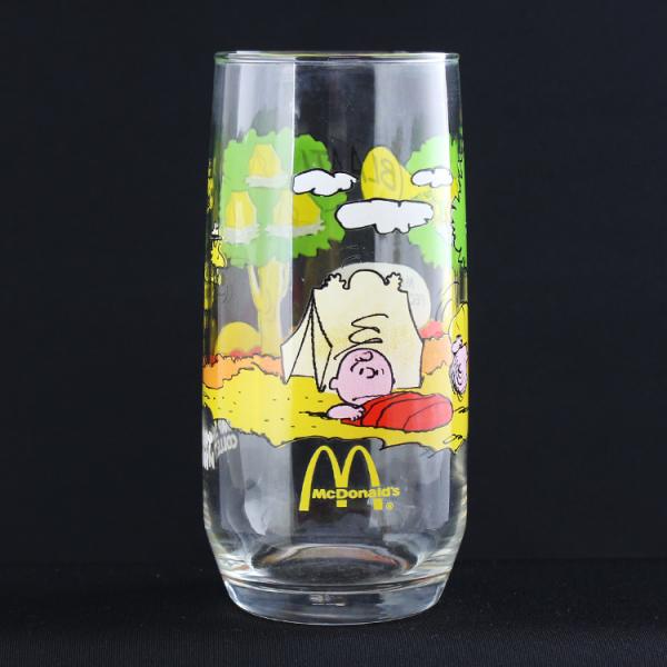 コップ ヴィンテージ グラス マクドナルド キャンプ スヌーピー コレクション 山 16oz（473...