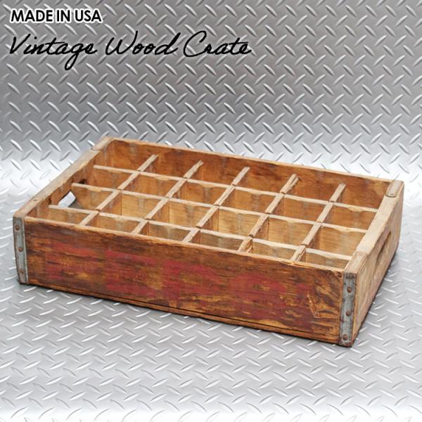 ヴィンテージ木箱 PEPSI ペプシ 40〜60年代 ボトルケース セントルイス ウッドクレート ア...