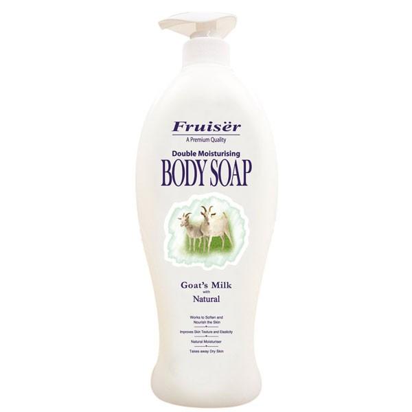 Fruiser フルッセル ダブルモイスチャーボディソープナチュラル1000mL ボディウォッシュ ...