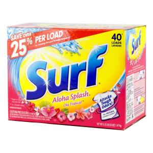 Surf サーフ洗濯洗剤 粉末 アロハスプラッシュ 1.47kg ／日用品 洗濯用品／アメリカ製／