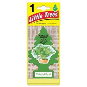 リトルツリー エアフレッシュナー「ツイステッドバジル」 Little Trees  クルマ用 吊り下げタイプ アメリカ製  芳香剤｜colour