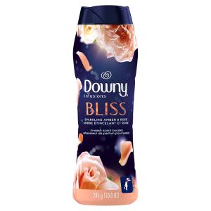 Downy ダウニー インフュージョン セントブースター BLISS スパークリング アンバー＆ローズ 285g 10oz 加香剤 香り付け ビーズ アメリカ製 アメリカ雑貨