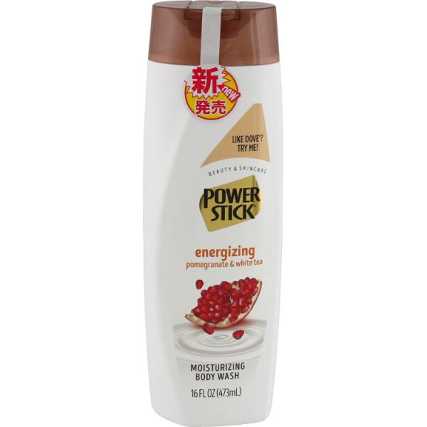 ボディソープ パワースティック ポメグラネイト＆ホワイトティ 473ml 16oz Power St...
