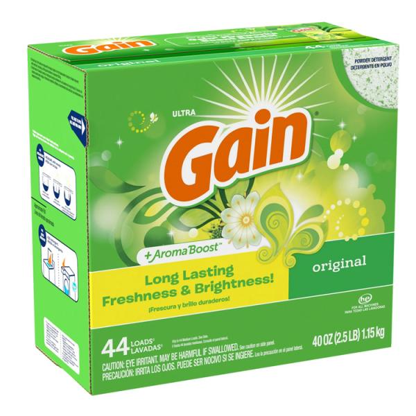 洗濯洗剤 正規輸入品 ゲイン 粉末 オリジナル 1.15kg 40oz GAIN 44回分 アメリカ...