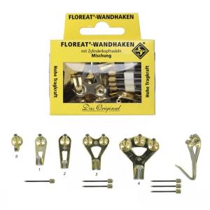 額縁 フック Floreat フロリート ウォールフック ブラス（真鍮色）ピン