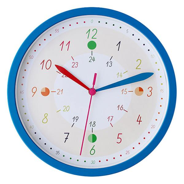 壁掛け時計 TFA DOSTMANN チックタックウォールクロック 直径30cm プラスチック ガラ...