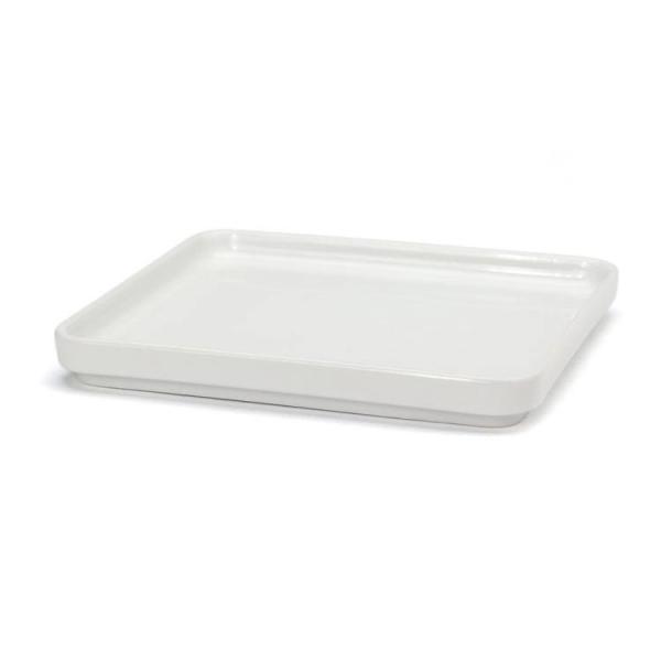 お皿 レトロ BC テーブルウェア プレート ラージ "ホワイト" 幅17.7×奥行き15.8×高さ...