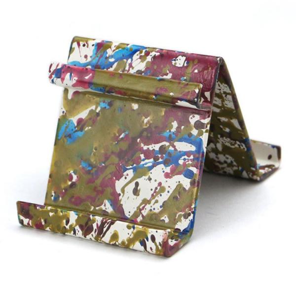 スポティッド トライアングル スタンド スプラッシュ 高さ6×幅6×奥行9.5cm スチール製 スタ...