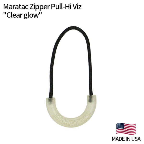 Maratac Zipper Pull-Hi Viz マラタック ジッパープル 3個入り （クリアグ...