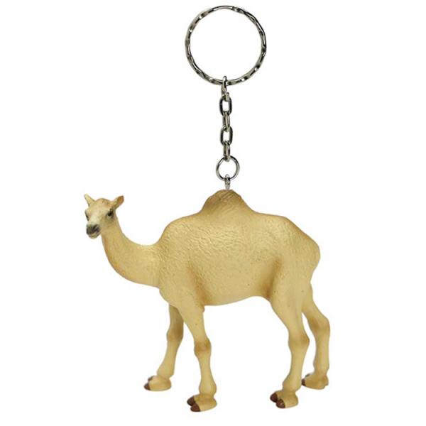 キーホルダー アニマルキーリング キャメル W8×D2.5×H7cm PVC 動物 ラクダ Scie...