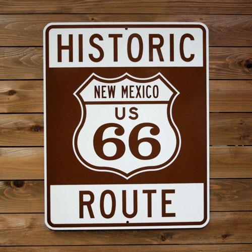 トラフィックサイン　HISTORIC ROUTE66(NEW MEXICO) （ヒストリック ルート...