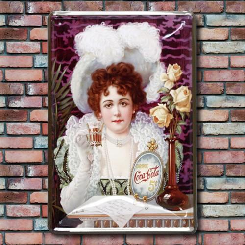 20x30cm エンボス加工ブリキ看板 コカコーラシリーズ＜No.274＞ アメリカ雑貨 アメリカン...