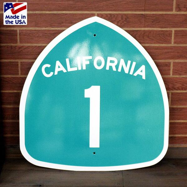 トラフィックサイン「CALIFORNIA 1」縦63.5×横61cm 道路標識 新品 アメリカ製