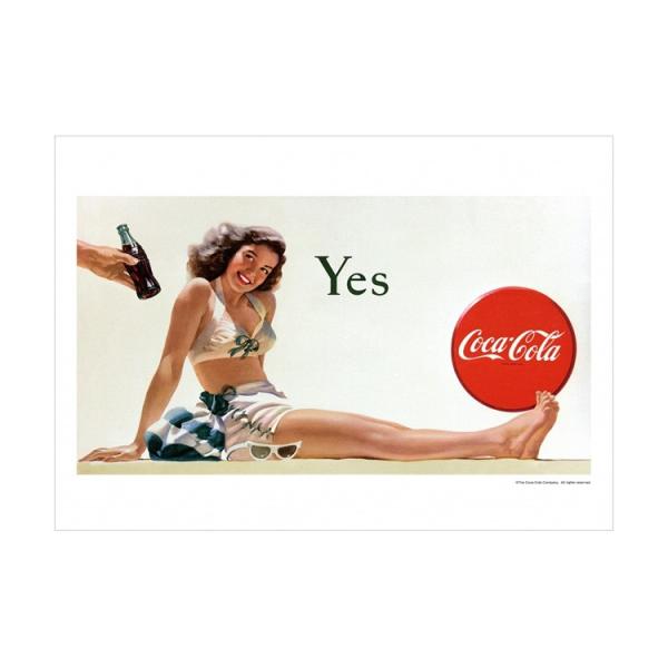 ポスター おしゃれ コカコーラ 「Yes」 PO-C32 COCA-COLA BRAND 72.8×...