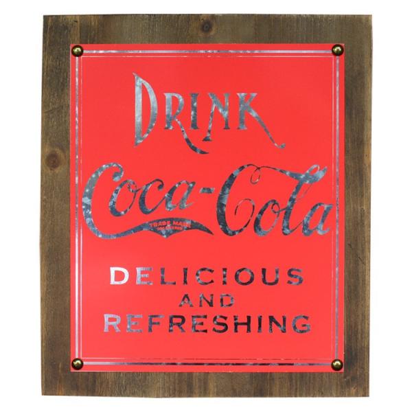 ボックストップ メタル看板 コカ・コーラ 「DRINK COCA-COLA」 #189226 H35...