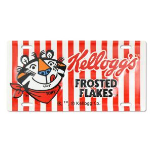 看板 Kellogg's ケロッグ CMプレート KG002 トニー "BORDER"  レッド 高さ15×幅30cm トニー