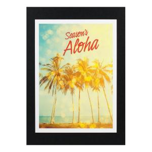 ハワイアンポスター 風景シリーズ E-248 Season's Aloha アートサイズ：縦29.6×横21.4cm｜colour