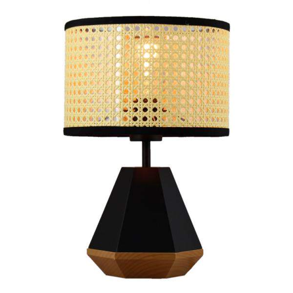 照明 AMP テーブルランプ FRUSTUM ブラック AMP-L033 直径25×高さ38cm ポ...