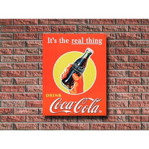 メタルサイン コカコーラ リアルシングボトル #1053 看板 インテリア 直輸入 アメリカ雑貨 ア...
