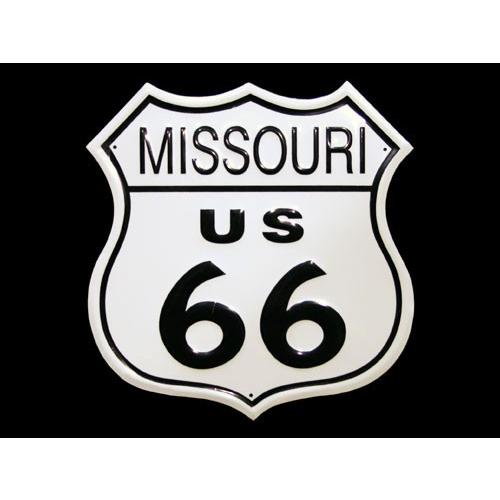 メタルサイン 「Route66 ミズーリ」 （ラウンド ） #172 看板 インテリア 直輸入 アメ...