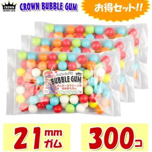 ガム 詰め替え 美味しい CROWN ガムボールマシーン用詰替えガム 21mm玉 300個 約2040g バブルガム 国産 日本製｜colour