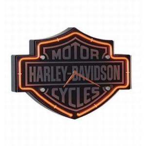 HARLEY-DAVIDSON ハーレーダビッドソン Etched B&amp;S ネオンクロック HDL-...