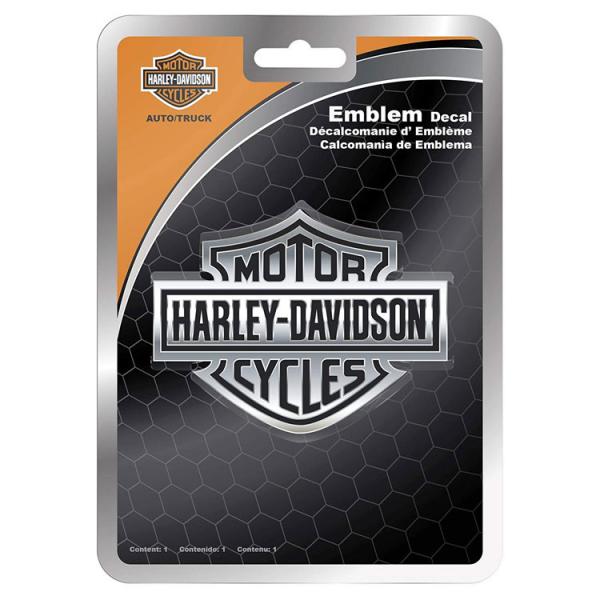 ステッカー ハーレーダビッドソン エンブレムデカール H-D B&amp;S LOGO エンボス CG910...