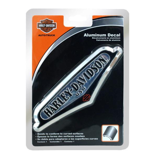 ステッカー ハーレーダビッドソン アルミニウムデカール HARLEY-DAVIDSON エンボス C...