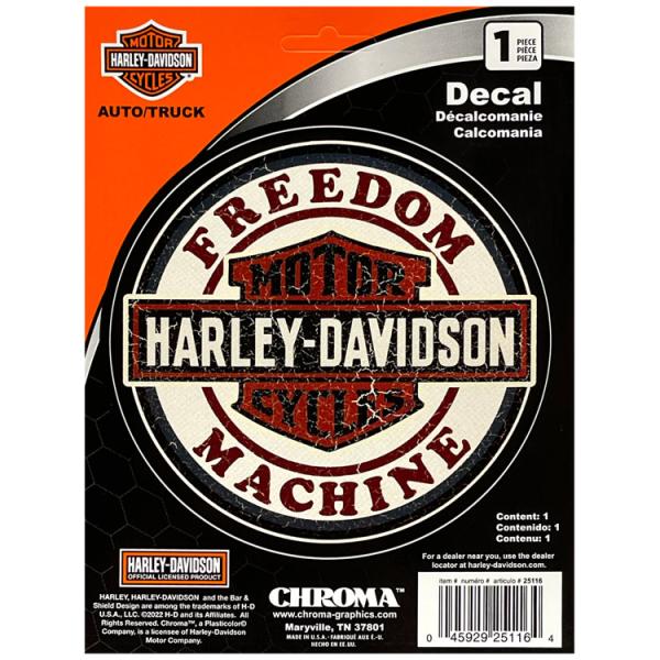 ステッカー ハーレーダビッドソン デカール ヴィンテージ フリーダム マシーン CG25116 Ha...