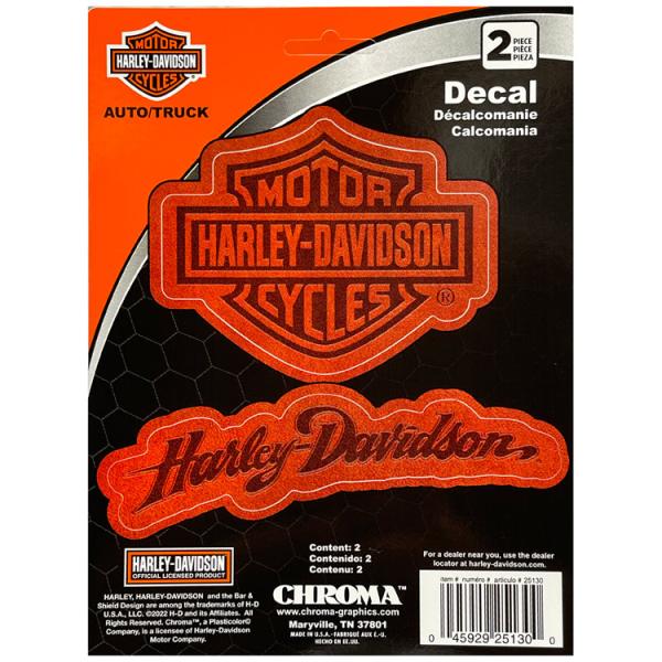 ステッカー ハーレーダビッドソン デカール LEATHER LOOK CG25130 Harley-...