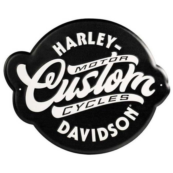 看板 HARLEY-DAVIDSON ハーレーダビッドソン カスタム モーターサイクル メタルサイン...
