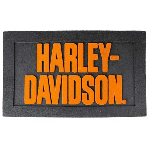 玄関マット HARLEY-DAVIDSON ハーレーダビッドソン ロゴ エントリーマット Logo ...