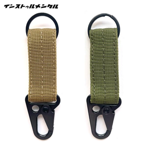 キーホルダー IRON KEYHOLDER アイアンキーホルダー W3×H12cm 鉄製 カラビナ ...