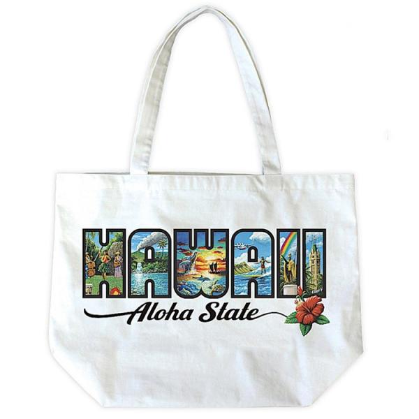 キャンバストート アイランドヘリテージ 「HAWAII ALOHA STATE」 by EDDY Y...