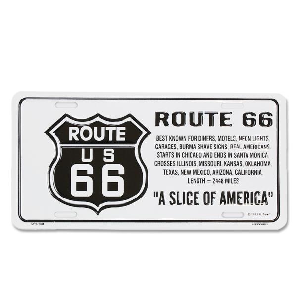CMプレート Route66 A SLICE OF AMERICA LPS568 縦15.3×横30...