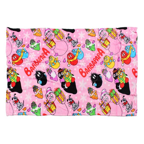 フリースブランケット（L） バーバパパ SNOW 100×140cm マイクロファイバー素材 アウト...