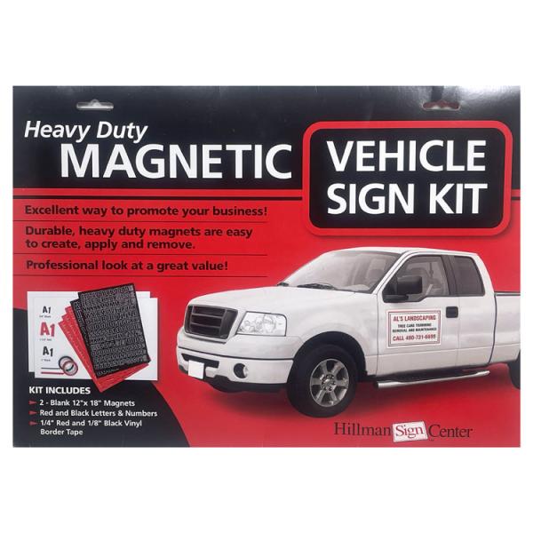 Hillman ヒルマン マグネティック ビークル サインキット （カスタムサイン自作キット）